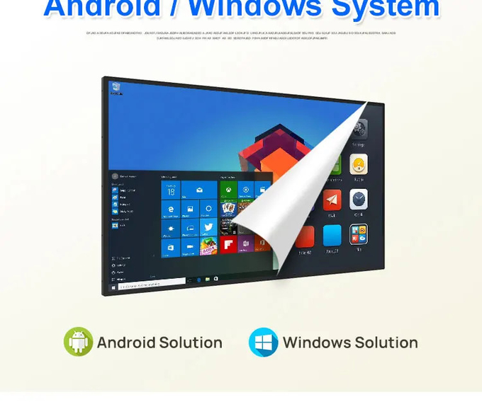 32 inch AC100-240V Wall Mounted Digital Signage 1920x1080 Resolution 178 Degree Viewing Angle video disply