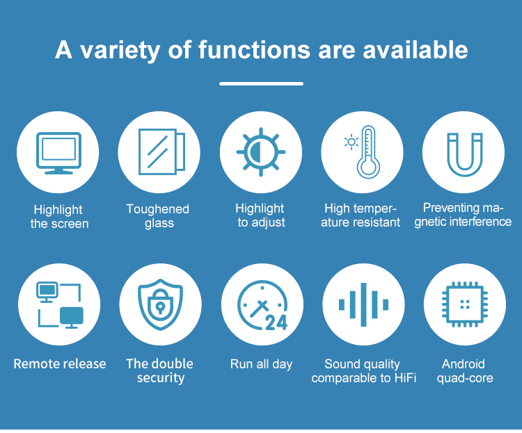 Factory direct sales 55 inch Ip65 outdoor waterproof high brightness floor standing Android Air-cooled for Commercial Display