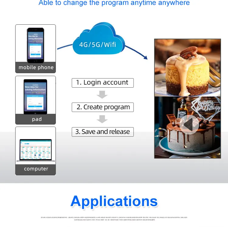43 Inch Android TV Display Android Media Player Wall Mounted Digital Signage 500cd/M2 Brightness For Cinemas Resorts