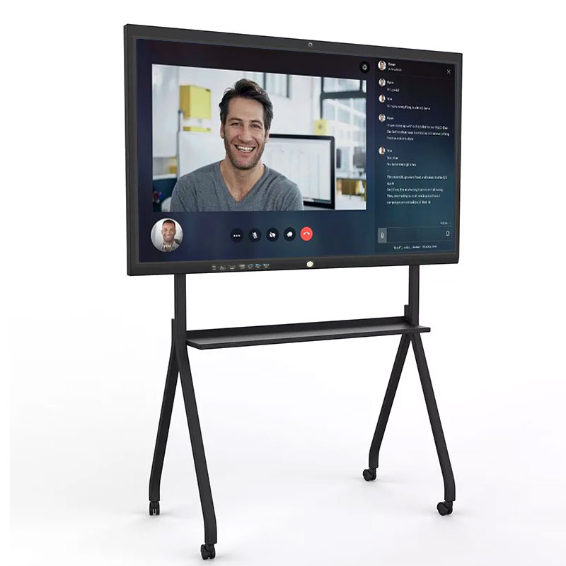 Customized 75 Inch Dual OS Interactive Whiteboard i 3 Ram 4GB Rom 128GB t Touch Screen Teaching Board