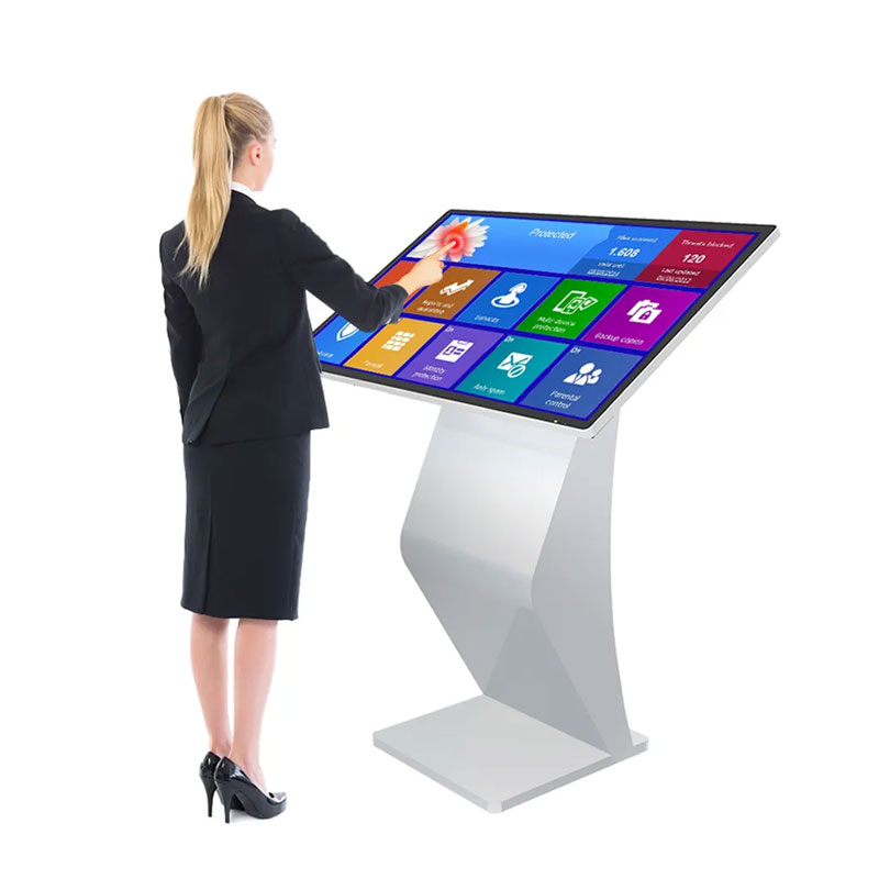 43 inch LCD Interactive Touch Screen Digital Kiosk, 10pt IR Display, Android OS Multi Stand