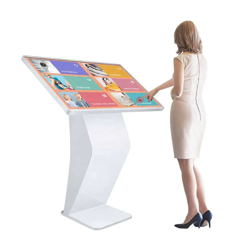50 Inch Digital Signage Kiosk,Floor Standing Touch Screen Advertising Machine 1920 * 1080px Automatic Media Commercial Interactive Advertising Display Screen With 6ms Response Time