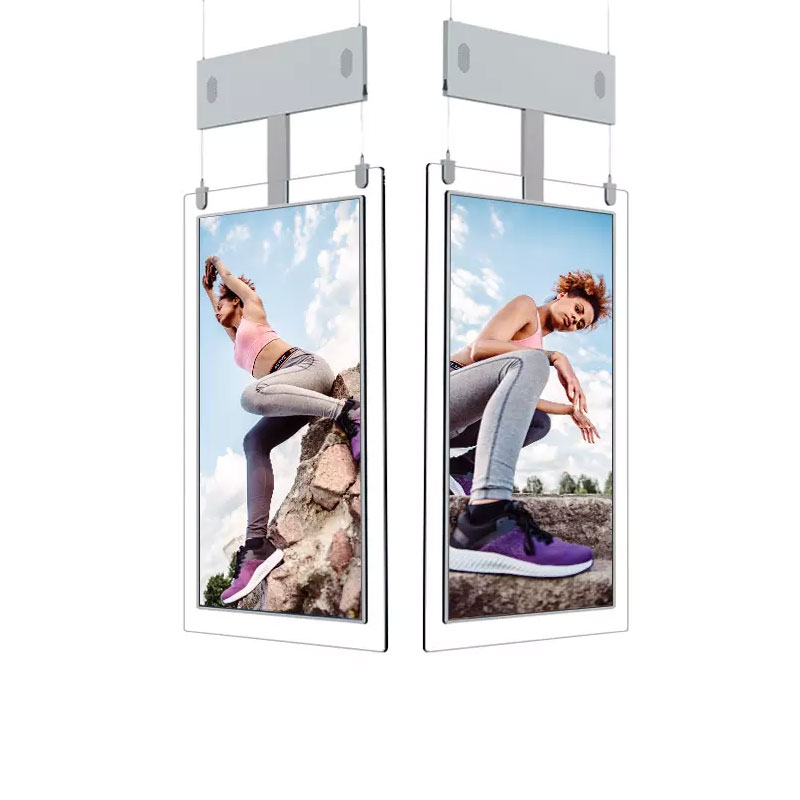 Ultra Thin32 inch 2K screen Digital Window Displays With Hanging Double Sides optional