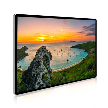 Hongnuo 65 inch Touch HD LCD Screen 4K resolution Wall Mounted Ultra Thin  For Advertisement display