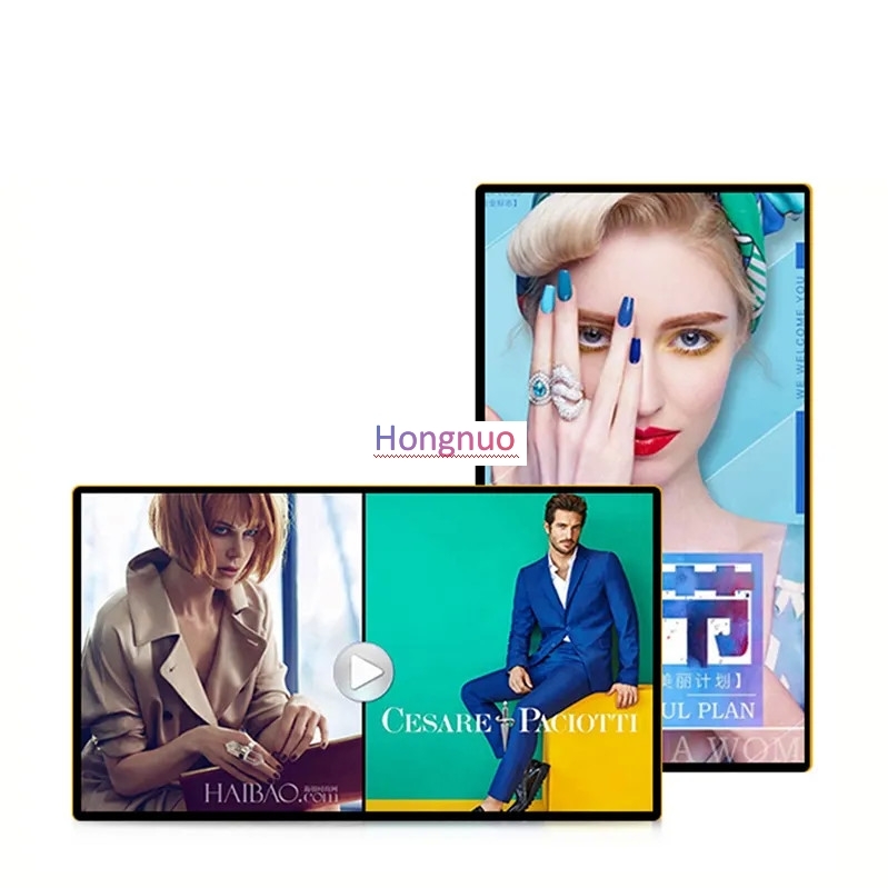 75 Inch 3840*2160 screen Wall Mount Digital Signage Display smart Android system For Advertising Multifunctional