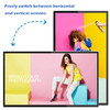 Narrow Bezel Wall Mounted Digital Signage 21.5 Inch 1920×1080 Resolution Indoor support split screen for store