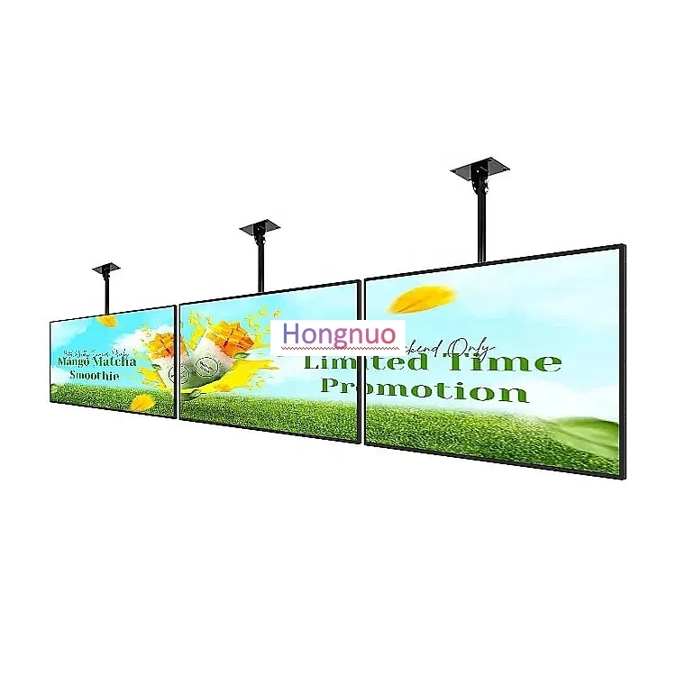 75 Inch 3840*2160 screen Wall Mount Digital Signage Display smart Android system For Advertising Multifunctional